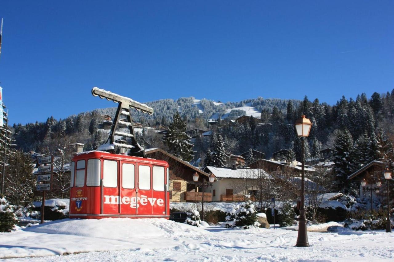 Les Comtes De Savoie - Appartement Renove Proche Du Centre De Megeve Avec Vue Sur Le Mont D'Arbois Exterior foto